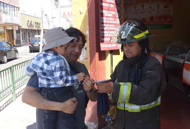 Ovallinos hicieron aportes en colecta de bomberos