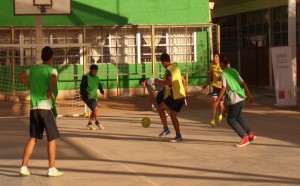 El liceo Alberto Gallardo organizó un campeonato de beibifútbol (Foto: Cedida)