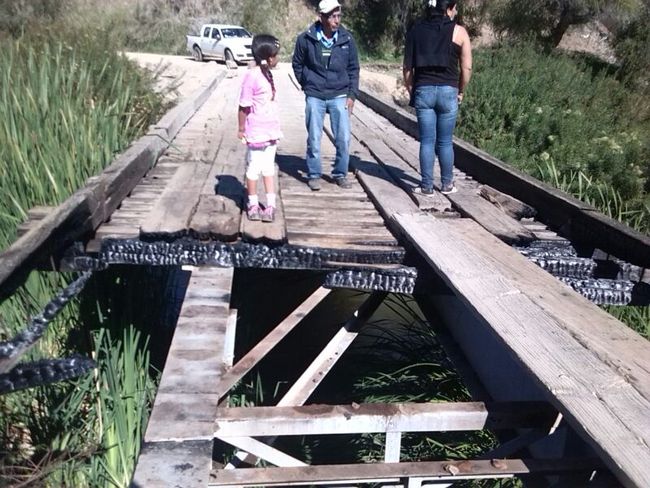 ¿Recuerda el puente que fue quemado por vándalos? Pues será reconstruido