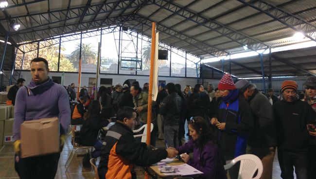 Mil familias del sector rural de la comuna de Ovalle reciben cajas de alimentos