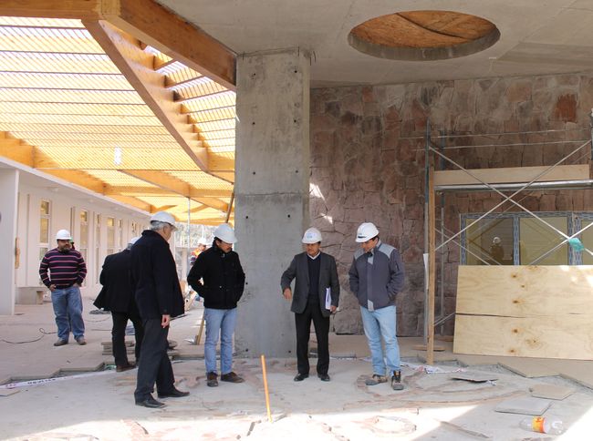 Entusiasmados están en Monte Patria con la construcción  de su Centro Cultural