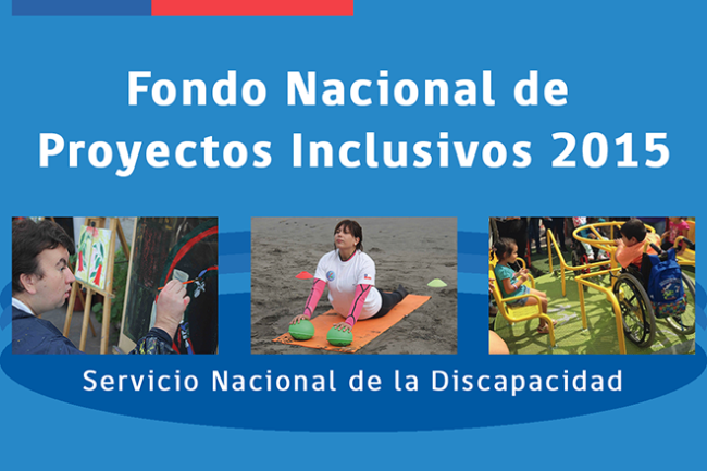 Nuevo plazo de postulación al Fondo Nacional de Proyectos Inclusivos 2015