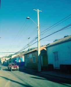 Poste repuesto en la mañana de hoy en calle Socos