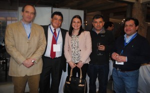 Pablo Bertrán, Carlos Flores, Claudia Fuentes, Raúl Bustos y Héctor Navarro (Foto: OvalleHOY.cl) 