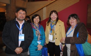 Mauricio Araya, Patricia Carmi, Nuria Grunert y Luz Orrego  (Foto: OvalleHOY.cl) 