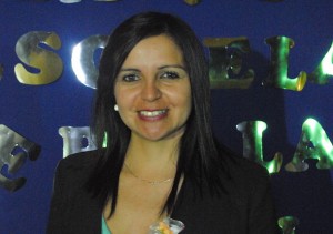 Carla Jiménez Oyanadel, una de las profesoras reconocidas en la jornada (Foto: OvalleHOY.cl)