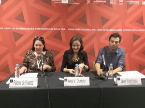 Ana Victoria Durruty y la presentación de su libro.