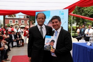 Intendente con el Presidente del Consejo, Teodoro Aguirre.