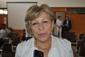 Marta Lobos, también estuvo presente en la ceremonia (Foto: OvalleHOY.cl)