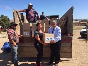 11-01-2016 Entrega de cajas de alimentos San Julian 2