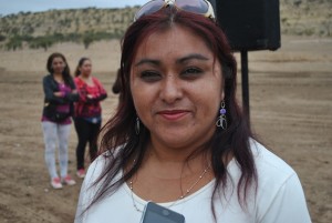 María Muñoz Vera, jefa de hogar con tres hijos "Ahora nadie nos podrá sacar de la casa" (Foto: OvalleHOY.cl)