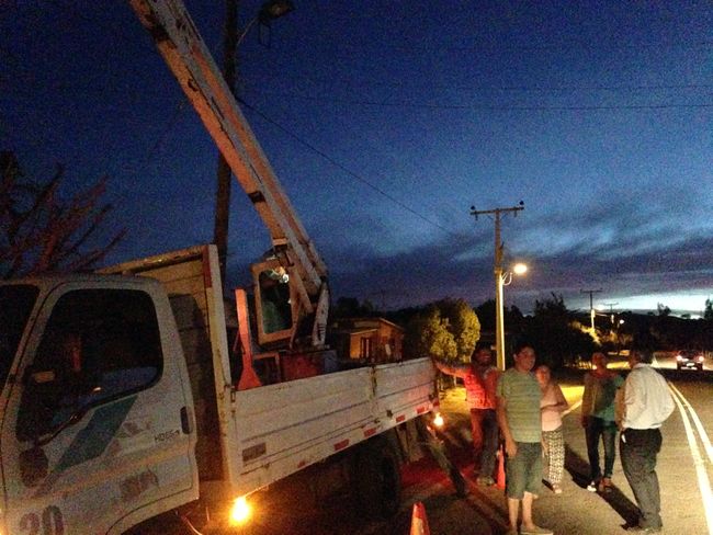 28 localidades ovallinas podrán contar con luminaria pública en su sector