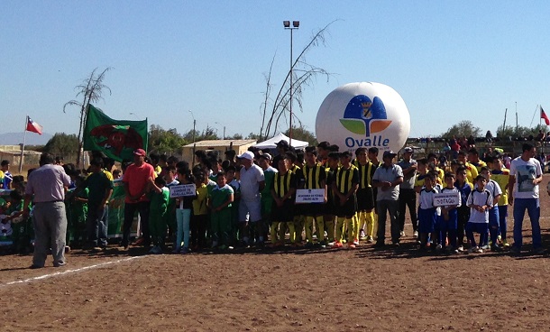 Comenzó el V Semillero de fútbol rural organizado por el municipio de Ovalle