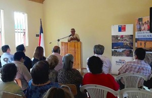 El presidente de la JJVV Luz del Sur, Alfonso Ramírez, destacó el empuje de los vecinos en la concreción de la nueva sede (Foto: Cedida) 