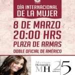 Aviso para diario Día de la mujer