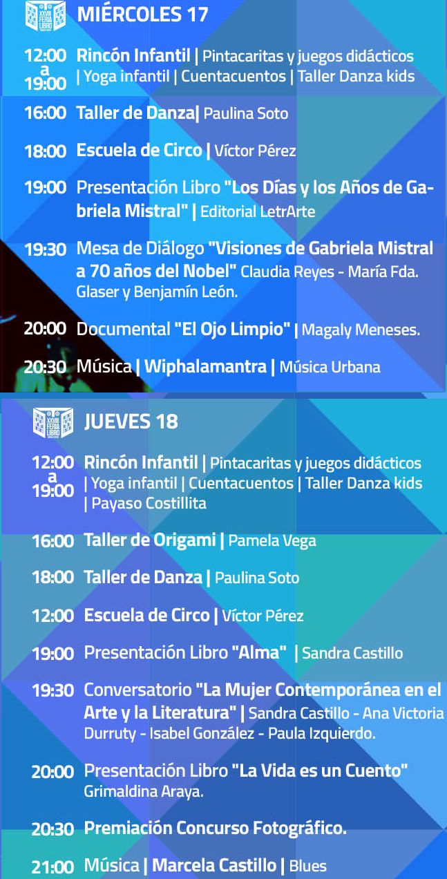 Programa miercoles. 2