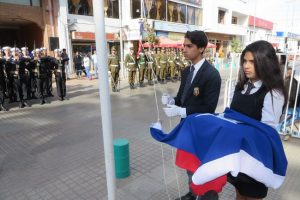 izamiento bandera