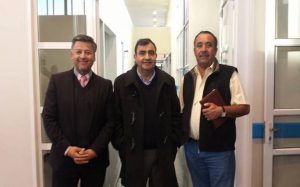 Los principales apoyos de la candidatura de Carlos Araya Bugueño: sus colegas concejales Carlos Padro y José Palma (foto: Facebook)