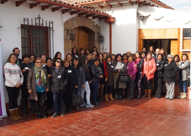 La capacitación en habilidades en la producción se desarrolló con la participación de más de 40 mujeres de Limarí y Elqui (Foto: Cedida)