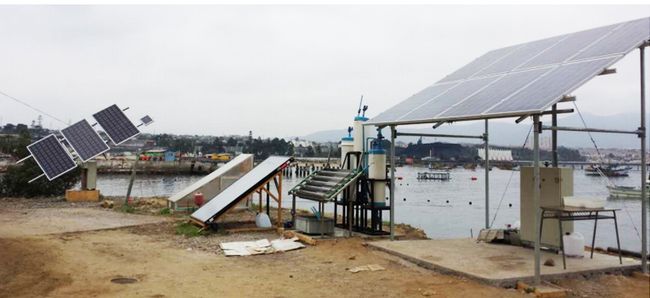 En la caleta El Toro  replicarán innovador sistema para desalinizar agua de mar