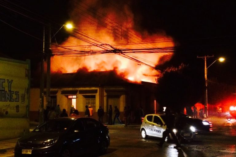 Adulto mayor falleció en incendio ocurrido anoche