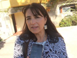 Liliana Yáñez, directora regional de CONAF, valoró "la posibilidad de haber capacitado a nuestros profesionales en este software que, sin duda, nos van ayudar mucho en la planificación" (Foto: Cedida).