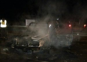 El jeep resultó totalmente destruido y su conductor fue trasladado al hospital de Coquimbo (Foto: OvalleHOY.cl)