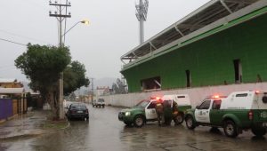 Carabinefos aisló el sector para evitar problemas a terceros.