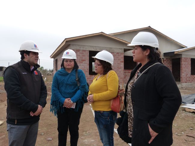 Conocen avances en obras del conjunto habitacional Punta de Oro de Punitaqui