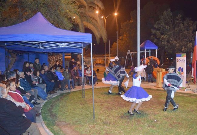 Inauguran plaza de villa El Libertador en Ovalle