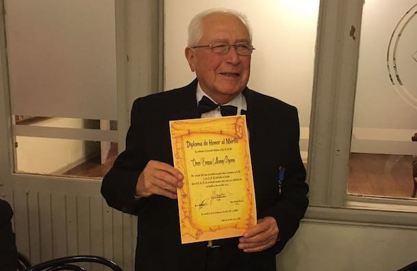 Homenajean a estimado miembro de la Logia Masónica