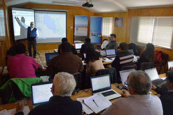 Organizaciones agrícolas se capacitan en modelación de embalses