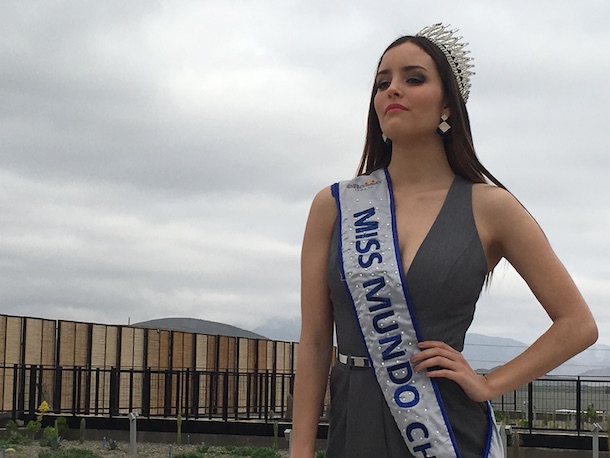 Fernanda Sobarzo, Miss Mundo Chile 2015 (Foto: OvalleHOY.cl).