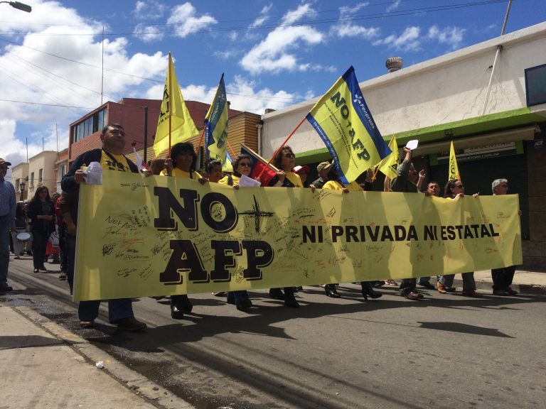 ﻿Ovallinos se reúnen para exigir el término de las AFP