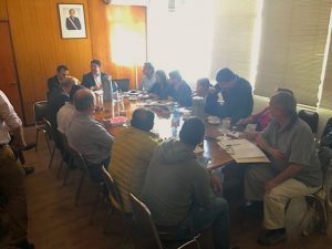 La cita se realizó en la sala de reuniones de la Gobernación de Limarí (Foto: OvalleHOY.cl)