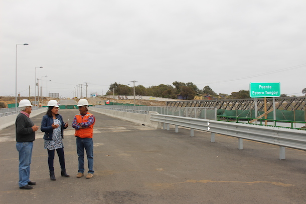 Antes de fin de año estará operativo nuevo puente sobre estero de Tongoy