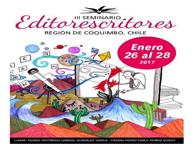 Auge de labor editorial en la región de Coquimbo destacarán en III Seminario internacional