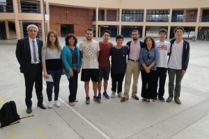 Los estudiantes del Colegio Amalia Errázuriz que se destacaron en esta PSU (Foto: cedida).