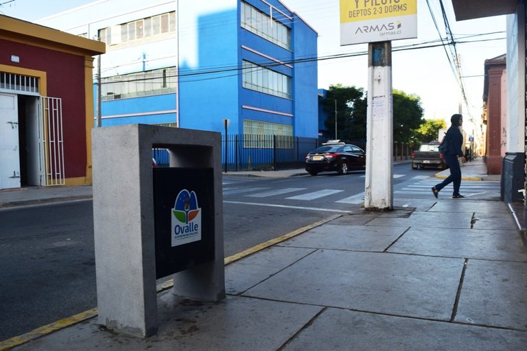 152 nuevos basureros para Ovalle