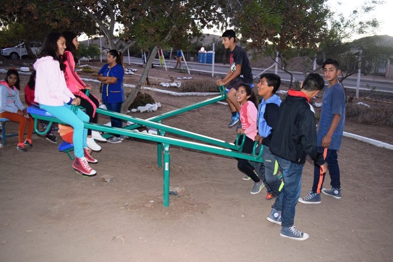 Chalinga recupera espacio publico con nueva plaza