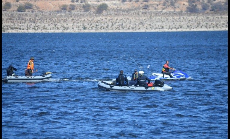 Continúa la búsqueda del segundo desaparecido en el embalse La Paloma