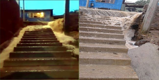 Vecinos de la población Canihuante necesitan urgente un colector de aguas lluvias