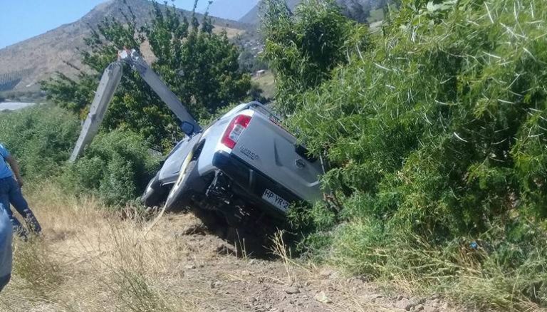 Candidato a CORE  sufre accidente de tránsito junto a su comando