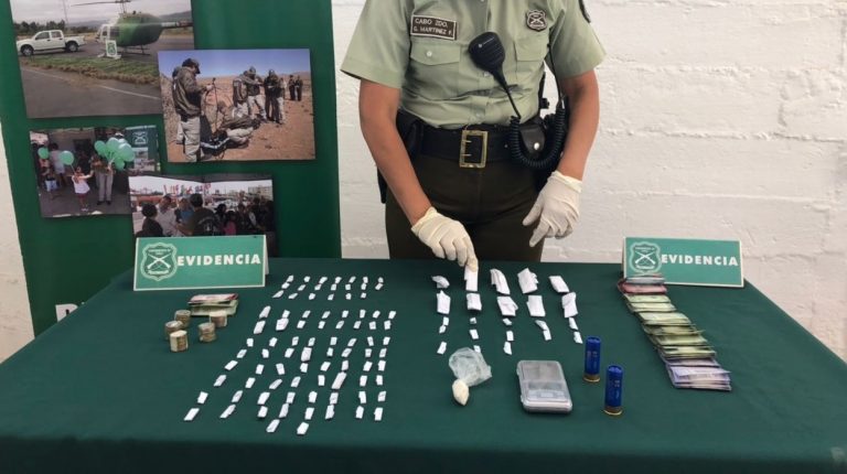 Carabineros detiene a 6 microtráficantes en Ovalle