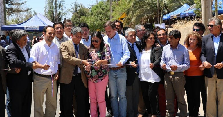 Inauguran pavimentación de camino entre Ovalle y La Chimba