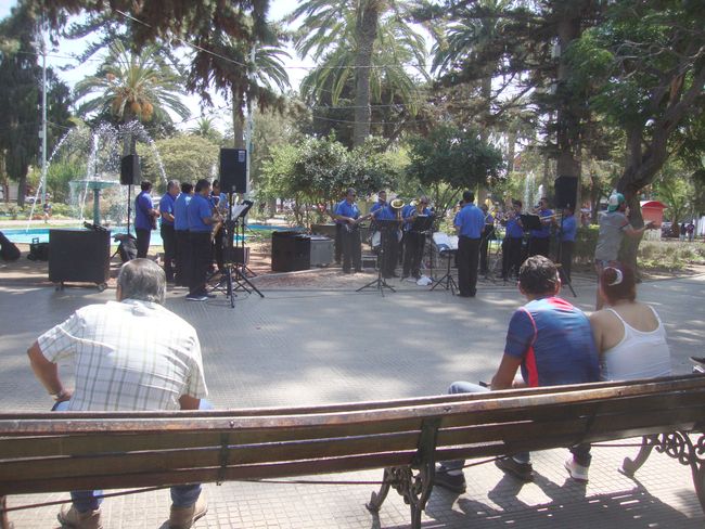 Banda Municipal ofrece sus retretas bajo la sombra de los árboles