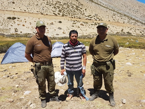 Encuentran a trabajador extraviado en cordillera de Tulahuén.