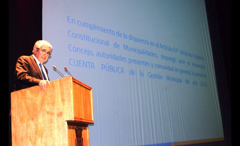 Esta tarde rinde cuenta pública la Municipalidad de Ovalle