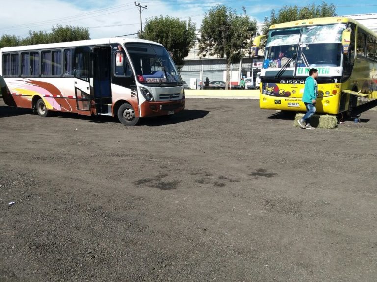 Mejoran estacionamientos para buses rurales de la Feria Modelo de Ovalle