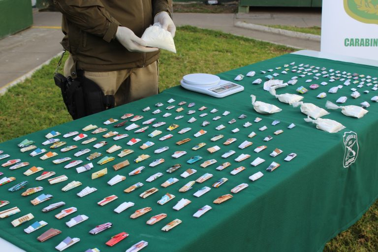Dos mil dosis de droga fueron sacadas de circulación tras detención de microtraficante